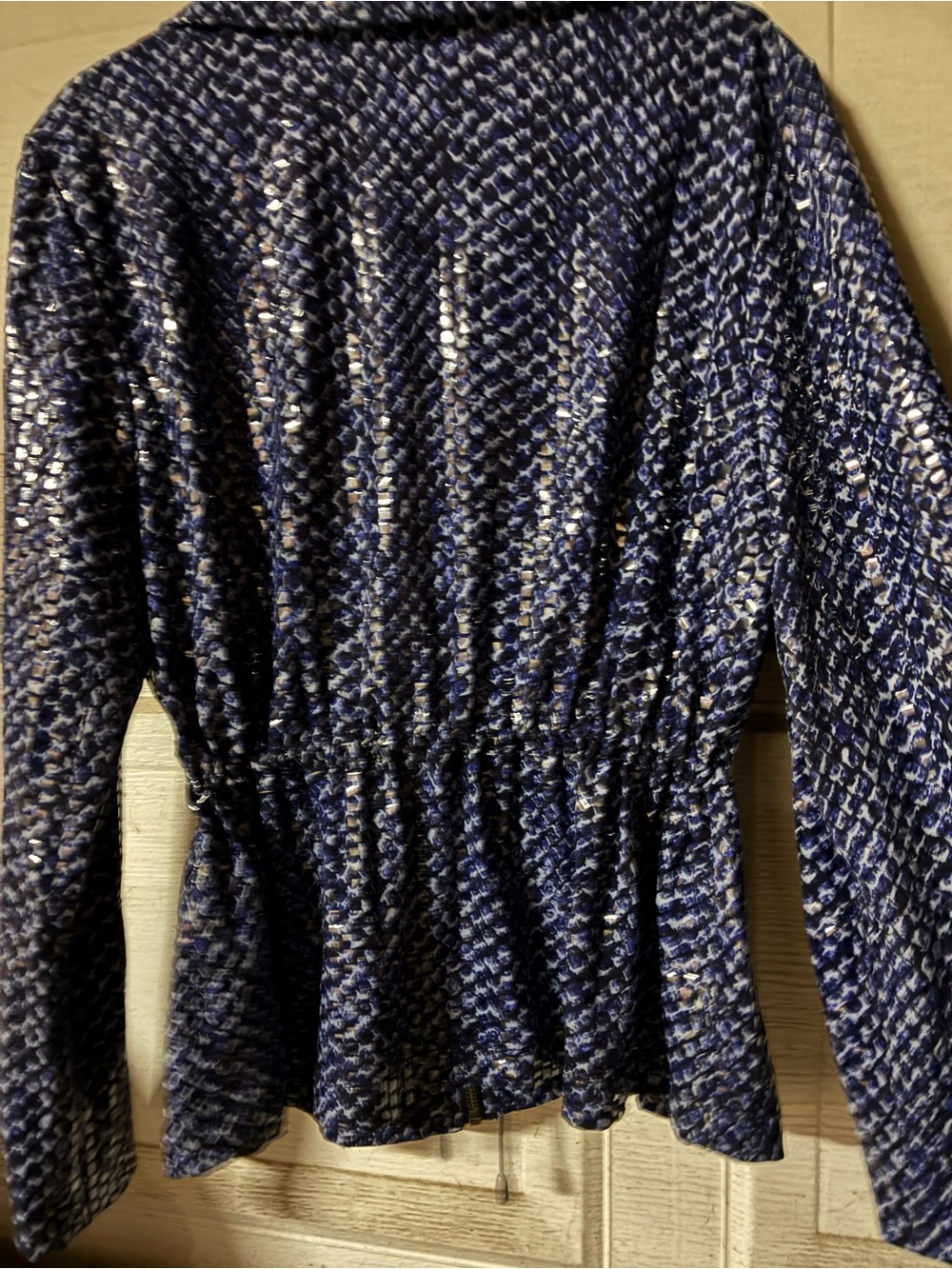 Ruby Rd Textured Zip Bomber Jacket - Picture 7 of 11